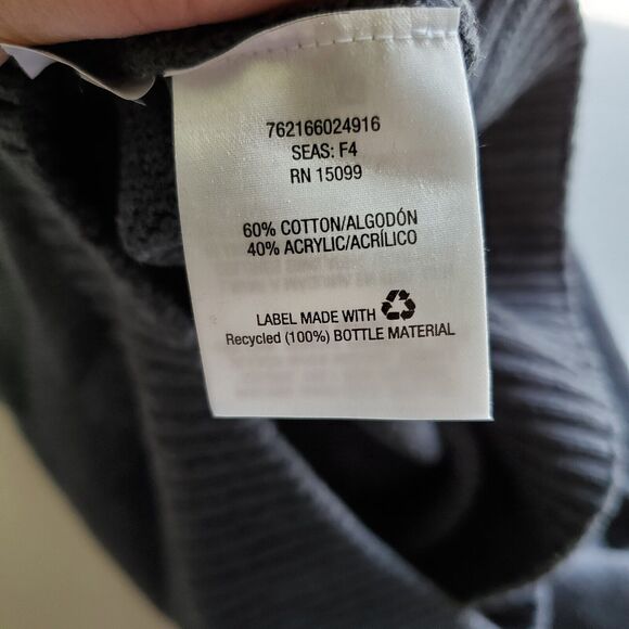 Covington Sweater Men XL Pullover 1/4 Zip Black Heather Knit Dadcore Grandpacore - Picture 16 of 16